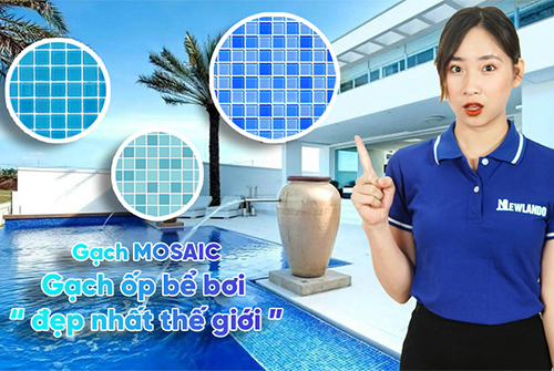 Gạch ốp lát bể bơi